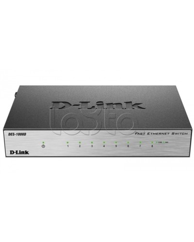 Коммутатор D-Link DES-1008D/L2B в Дзержинске Коммутаторы Pintop.ru