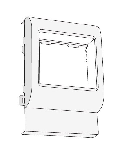 Рамка-суппорт под 2 модуля BRAVA PDA-BN 80 DKC 10443 в Дзержинске Аксессуары для кабель-канала Pintop.ru