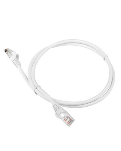 Патч-корд LANMASTER LSZH UTP кат.5e, 0.3 м, белый LANMASTER LAN-PC45/U5E-0.3-WH в Дзержинске Патчкорды (медные) Pintop.ru