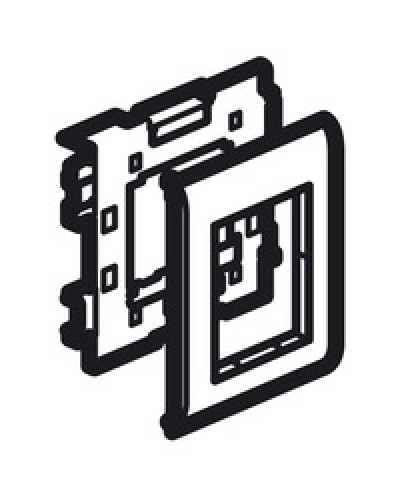 Суппорт Mosaic на 2 модуля 110 мм METRA Legrand (638086) в Дзержинске Аксессуары для кабель-канала Pintop.ru